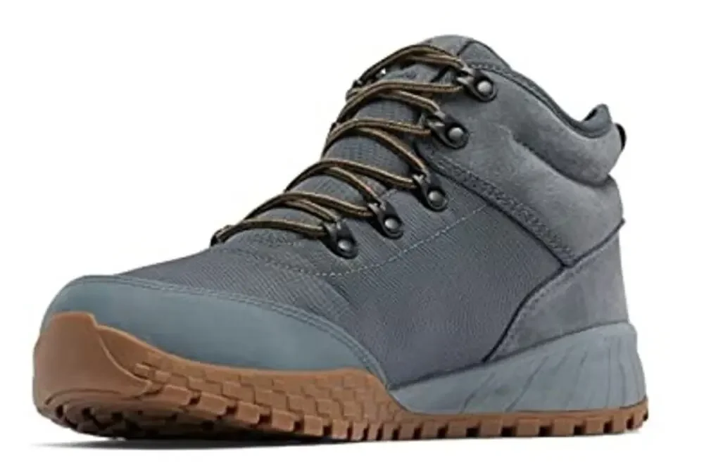 Columbia Mens Fairbanks Mid Climbing Shoes Size 10 M Grey Blue Waterproof NWOB